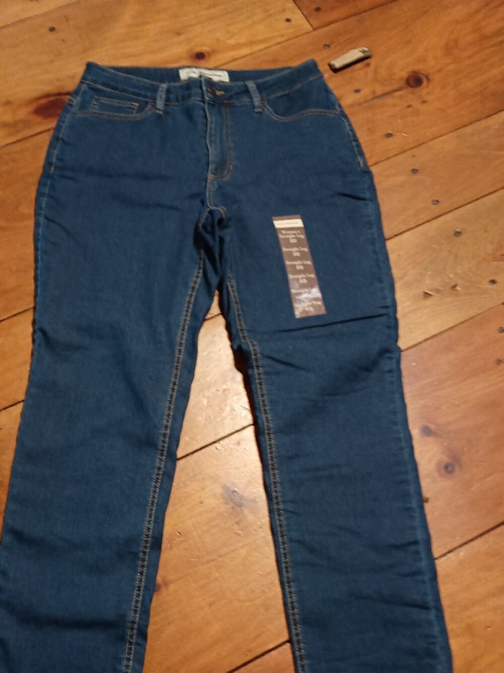 Womens Bit and Bridle flannel lined jeans size 10 NWT